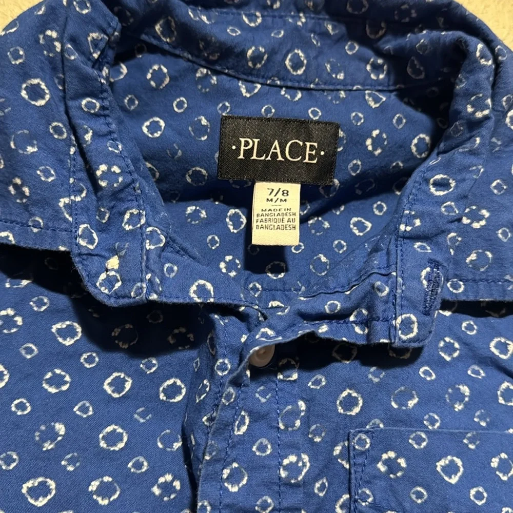 The children’s place dot button down